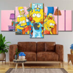 Die Simpsons Alle Charaktere 31 Leinwandbilder