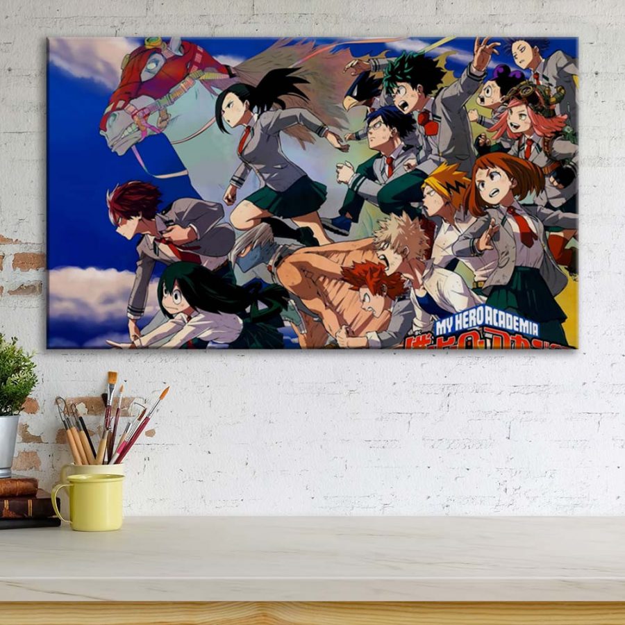 My Hero Academia Alle Charaktere 5 Leinwandbilder – Bild 3