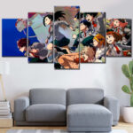 My Hero Academia Alle Charaktere 5 Leinwandbilder