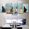 One Piece Alle Charaktere 4 Leinwandbilder