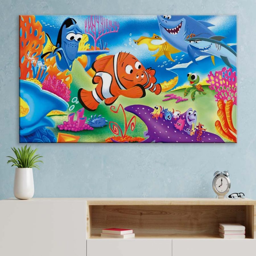 Findet Nemo Figuren 11 Leinwandbilder – Bild 3