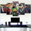 Ninjago Alle Charaktere 4 Leinwandbilder