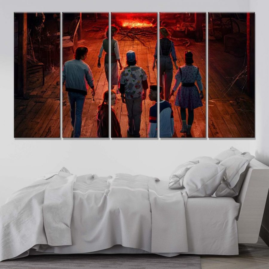 Stranger Thing Alle Charaktere 11 Leinwandbilder – Bild 2