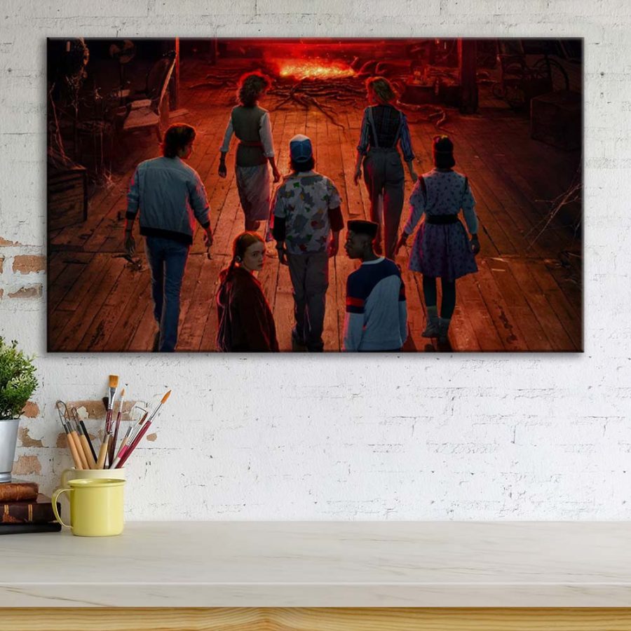 Stranger Thing Alle Charaktere 11 Leinwandbilder – Bild 3