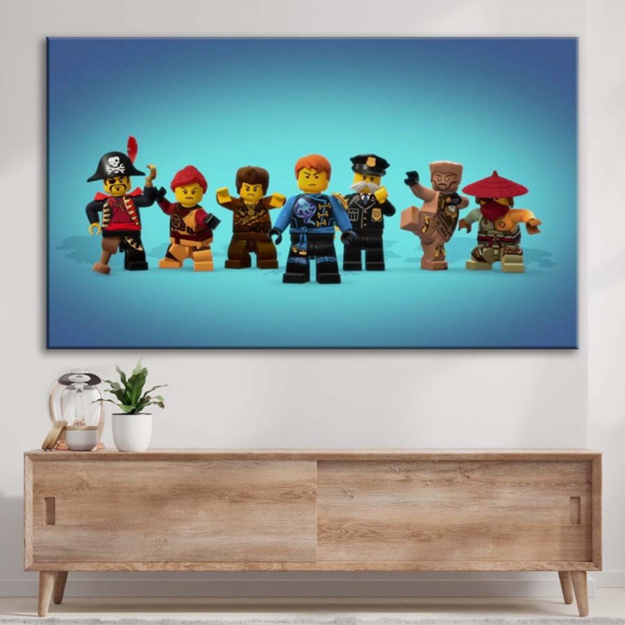 Ninjago Alle Charaktere 14 Leinwandbilder – Bild 3