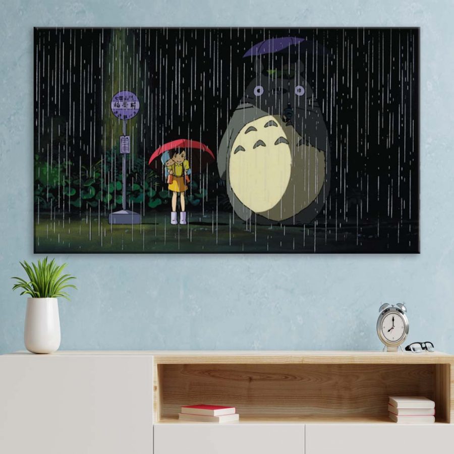 Mein Nachbar Totoro Alle Charaktere 5 Leinwandbilder – Bild 3