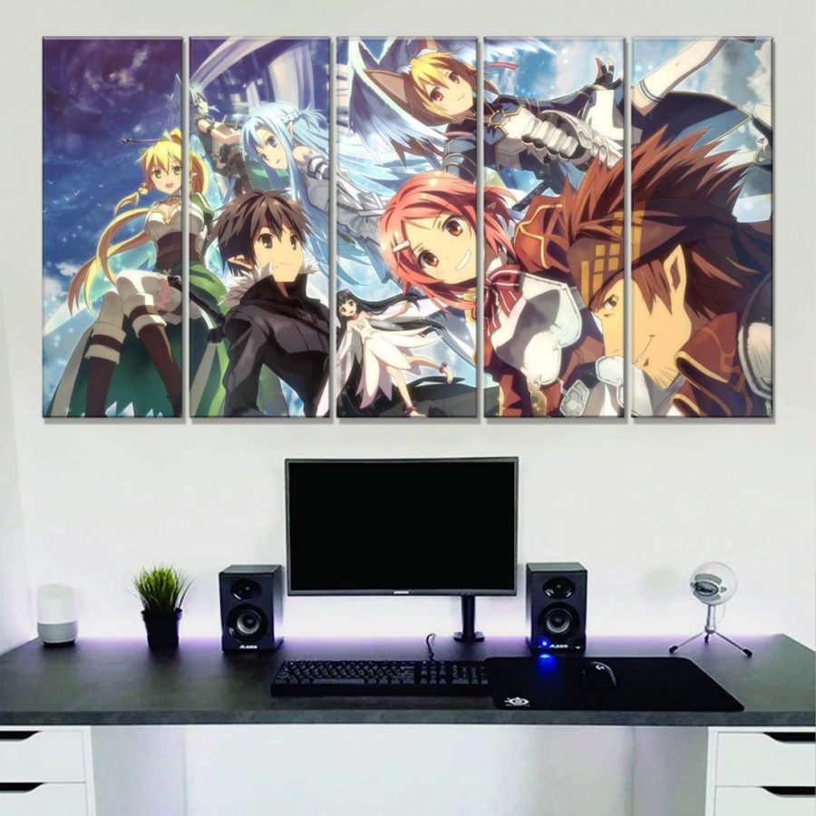 Sword Art Online Alle Charaktere 33 Leinwandbilder – Bild 2