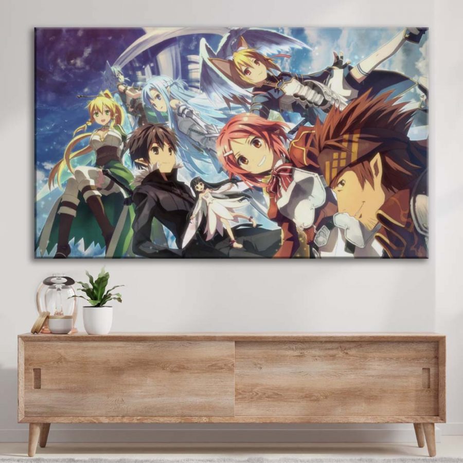 Sword Art Online Alle Charaktere 33 Leinwandbilder – Bild 3