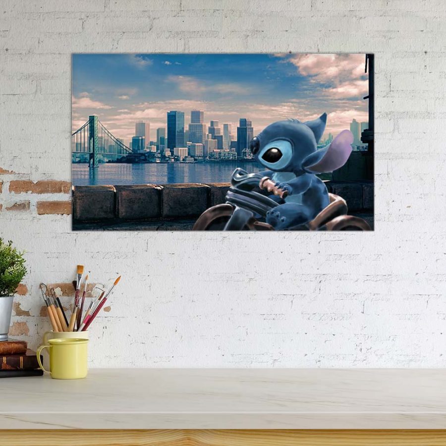 Disney Stitch 4 Leinwandbilder – Bild 3