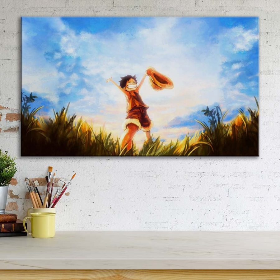 One Piece Monkey D. Luffy 10 Leinwandbilder – Bild 3