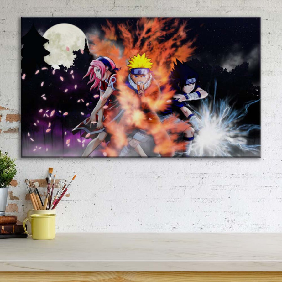 Naruto und Freund 26 Leinwandbilder – Bild 3