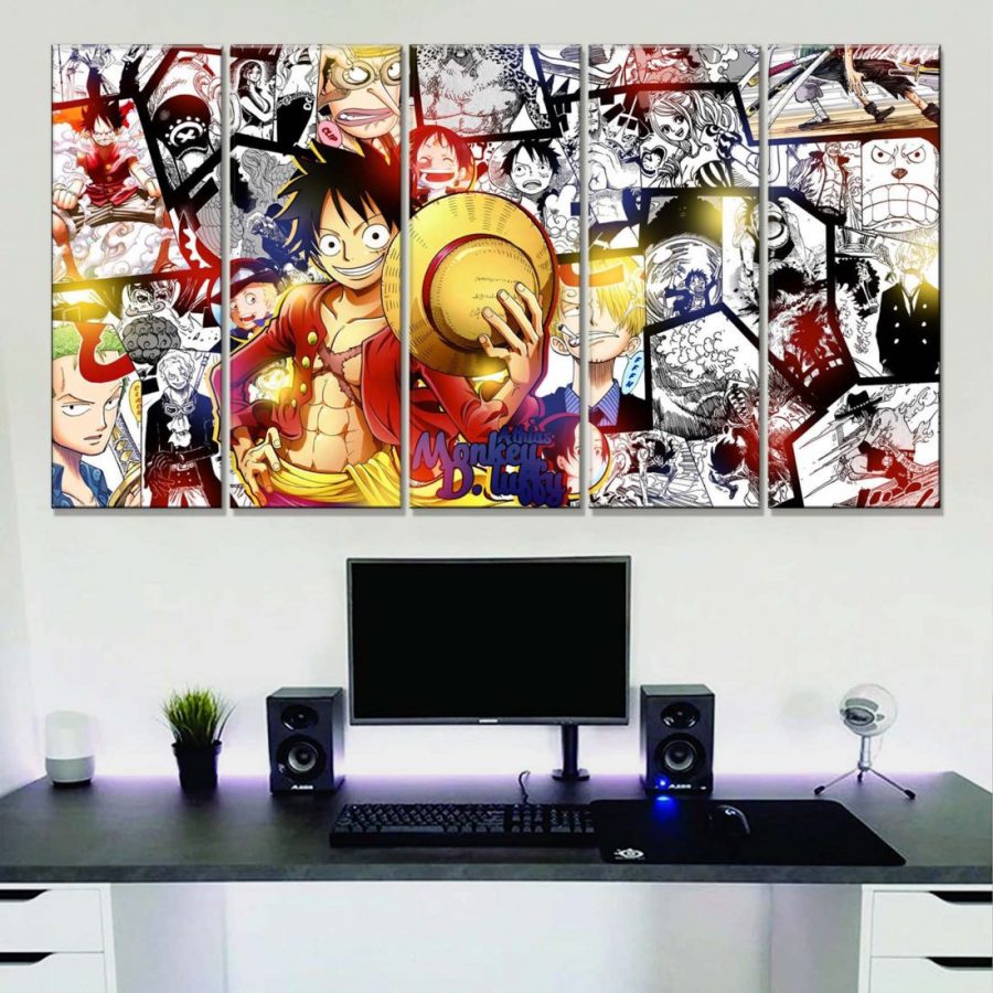 One Piece Alle Charaktere 27 Leinwandbilder – Bild 2