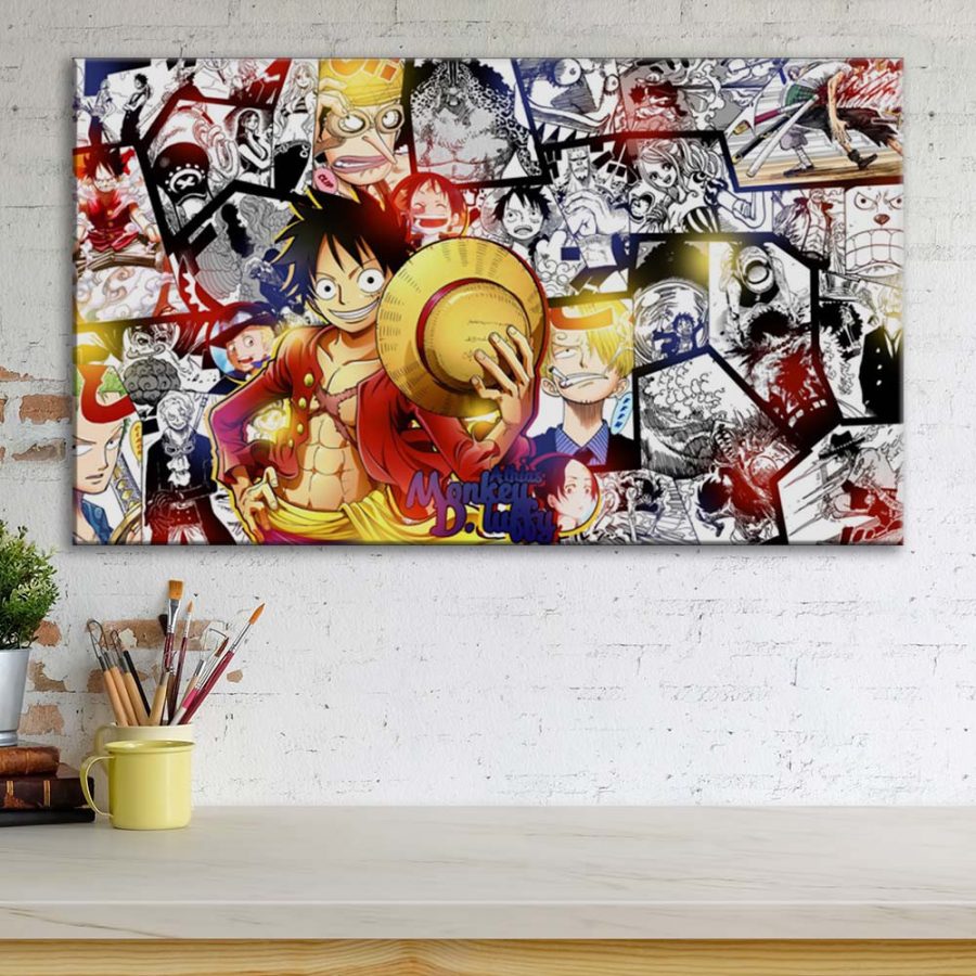 One Piece Alle Charaktere 27 Leinwandbilder – Bild 3