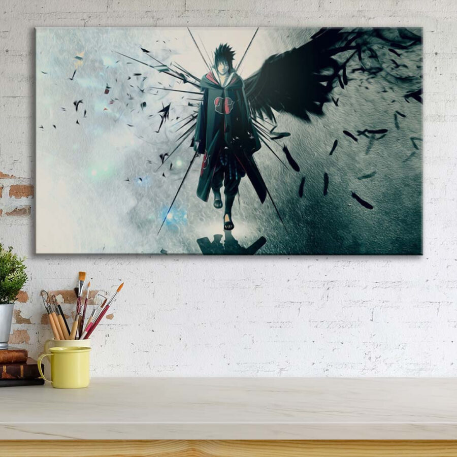 Motiv: Naruto Uchiha Sasuke 8 Leinwandbilder – Bild 3