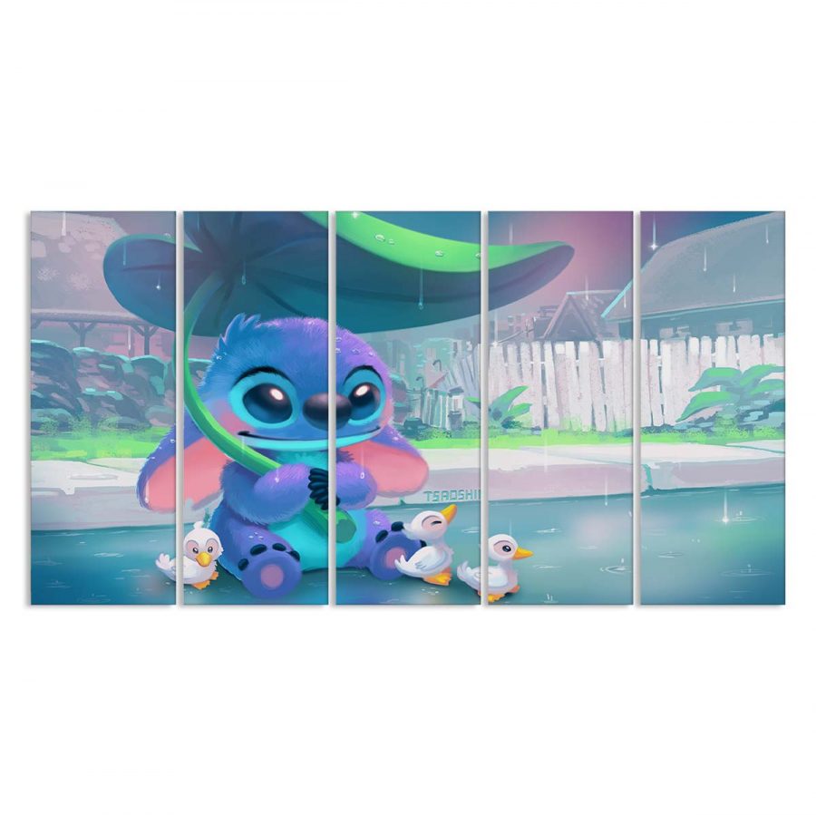 Stitch und Ducks in Lilo und Stitch Charaktere 2 Leinwandbilder – Bild 2