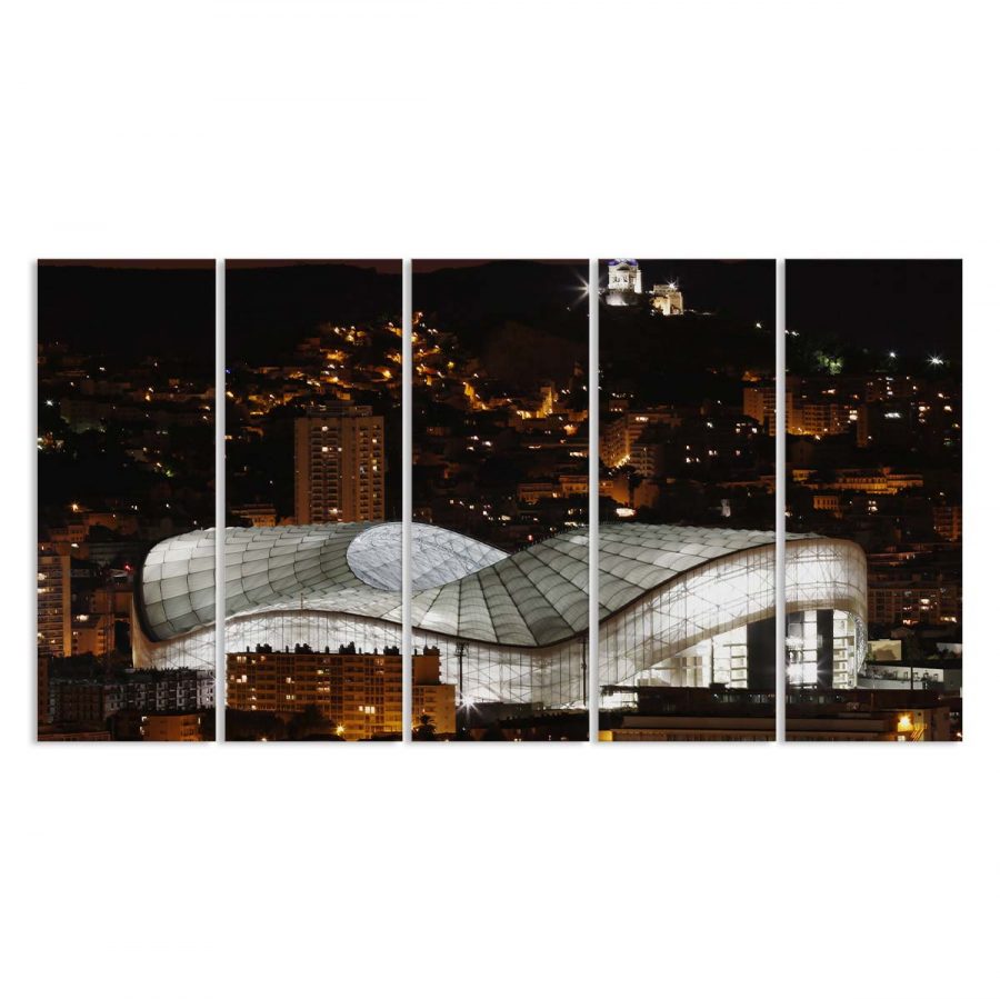 Stade Vélodrome Olympique de Marseille Stadion 4 Leinwandbilder – Bild 2
