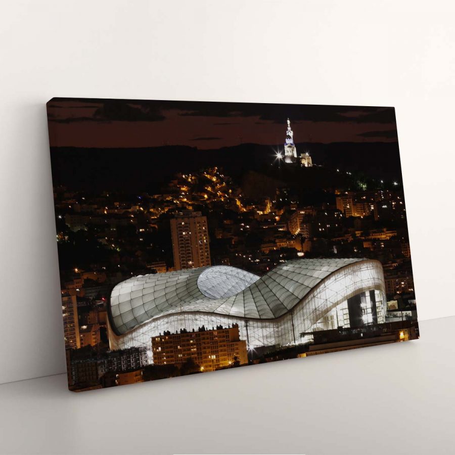 Stade Vélodrome Olympique de Marseille Stadion 4 Leinwandbilder – Bild 3