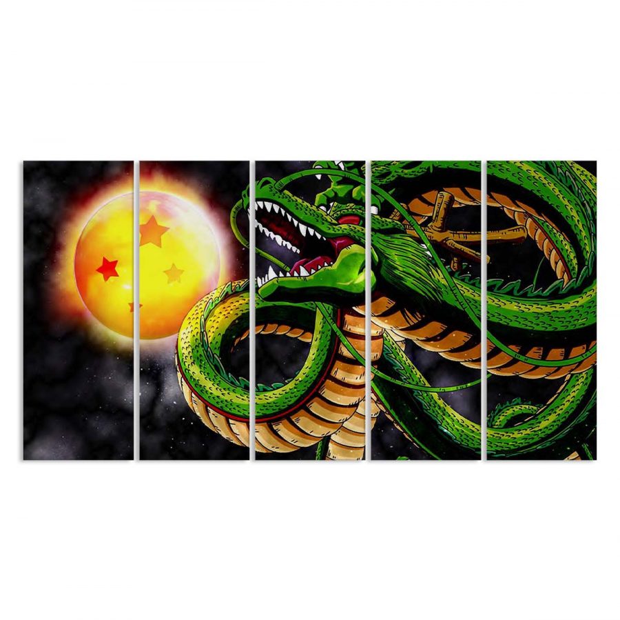 Shenron Dragon Ball Z 4 Leinwandbilder – Bild 2