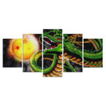 Shenron Dragon Ball Z 4 Leinwandbilder