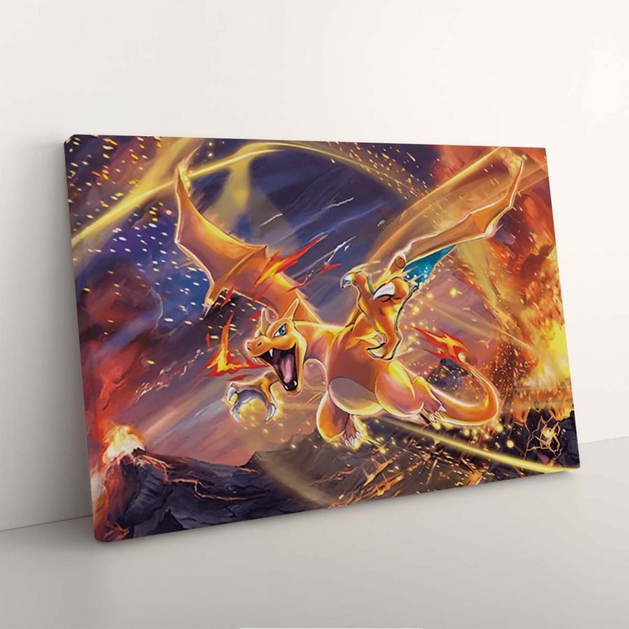 Charizard Pokemon Leinwandbilder – Bild 3