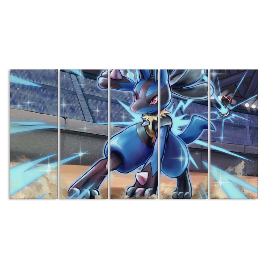 Lucario Pokemon Leinwandbilder – Bild 2