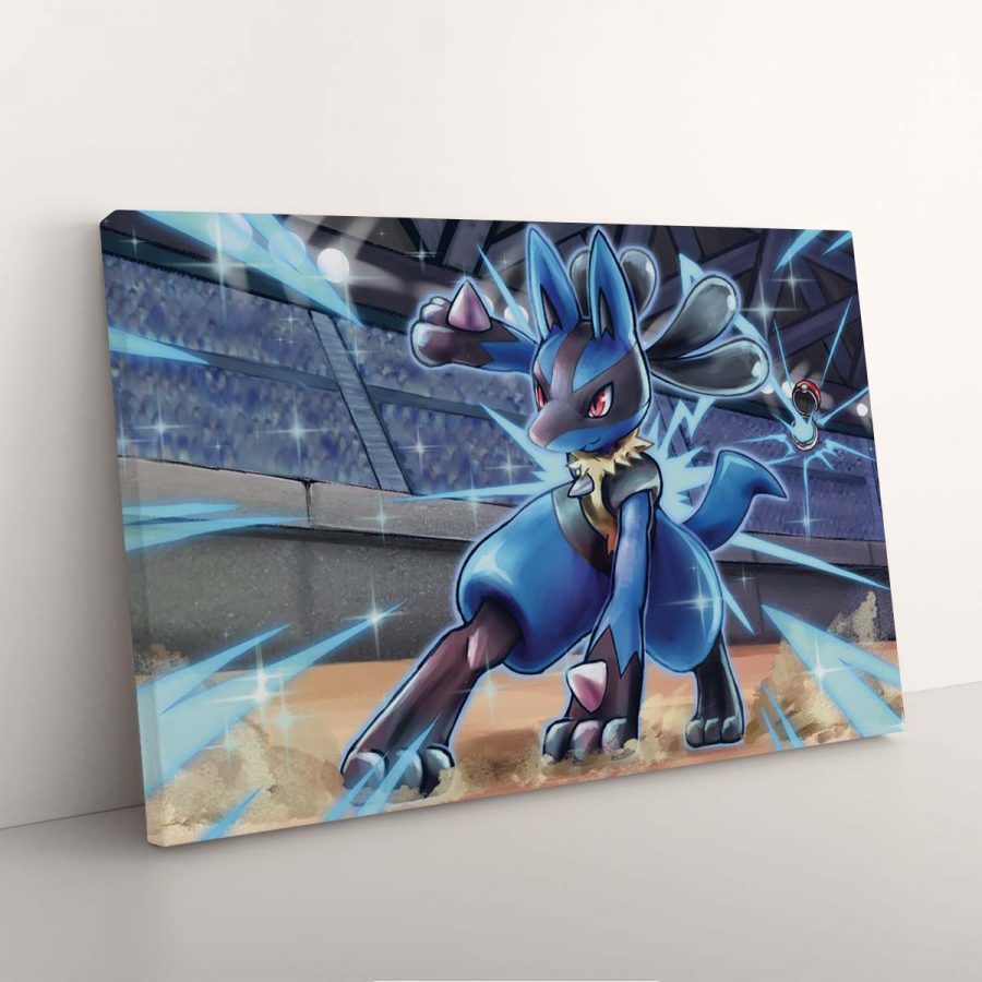 Lucario Pokemon Leinwandbilder – Bild 3
