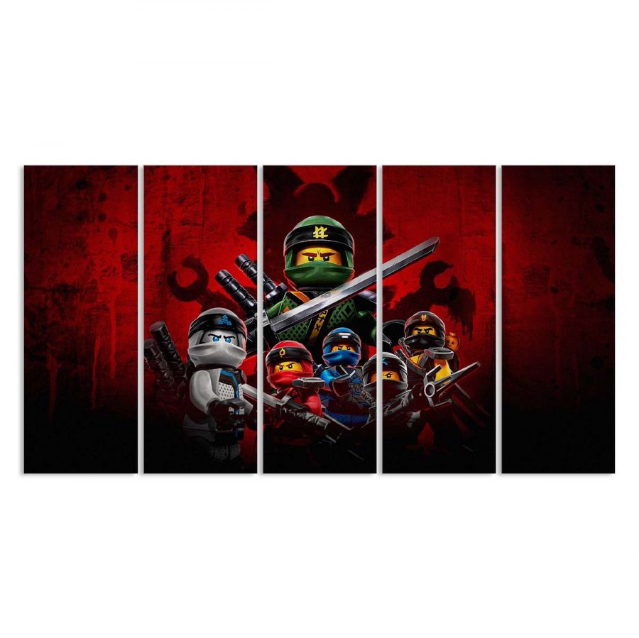 Ninjago Alle Charaktere Lloyd Kai Jay Nya Cole Zane Leinwandbilder – Bild 2
