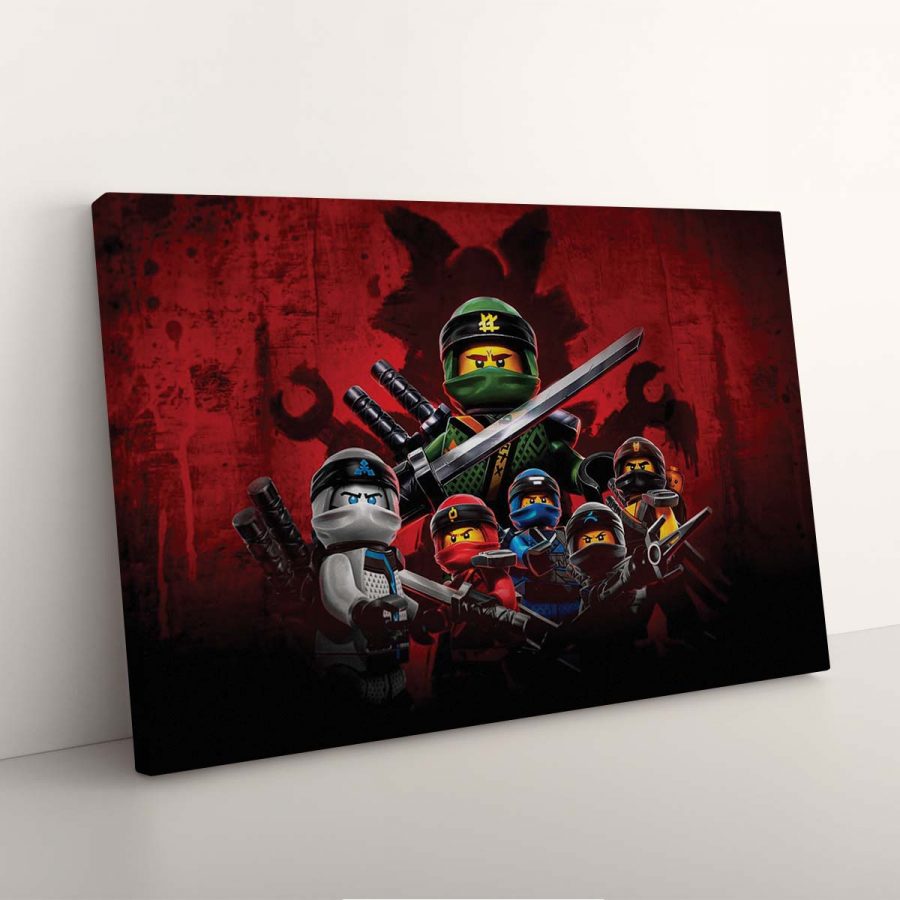 Ninjago Alle Charaktere Lloyd Kai Jay Nya Cole Zane Leinwandbilder – Bild 3