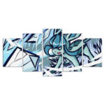 Pokemon Glaceon Blau Leinwandbilder