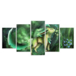 Leafeon Eevee Evolutions Grün Pokemon Leinwandbilder