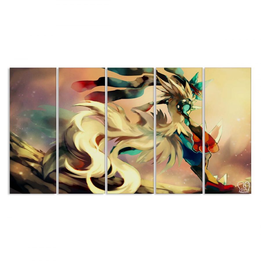 Mega Lucario Pokemon Leinwandbilder – Bild 2