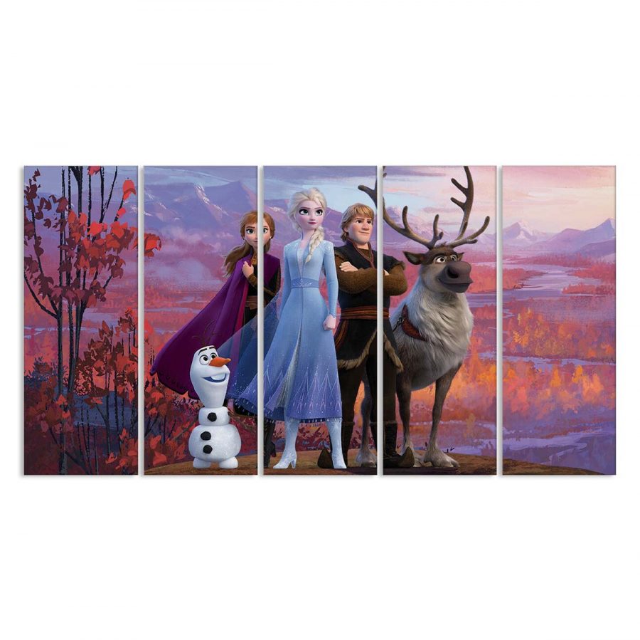 Die Eiskönigin Elsa Anna und Olaf Leinwandbilder – Bild 2