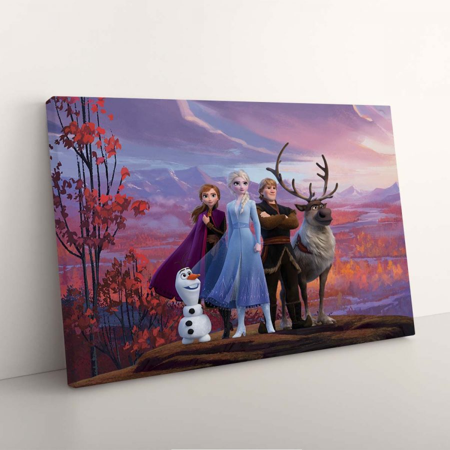 Die Eiskönigin Elsa Anna und Olaf Leinwandbilder – Bild 3