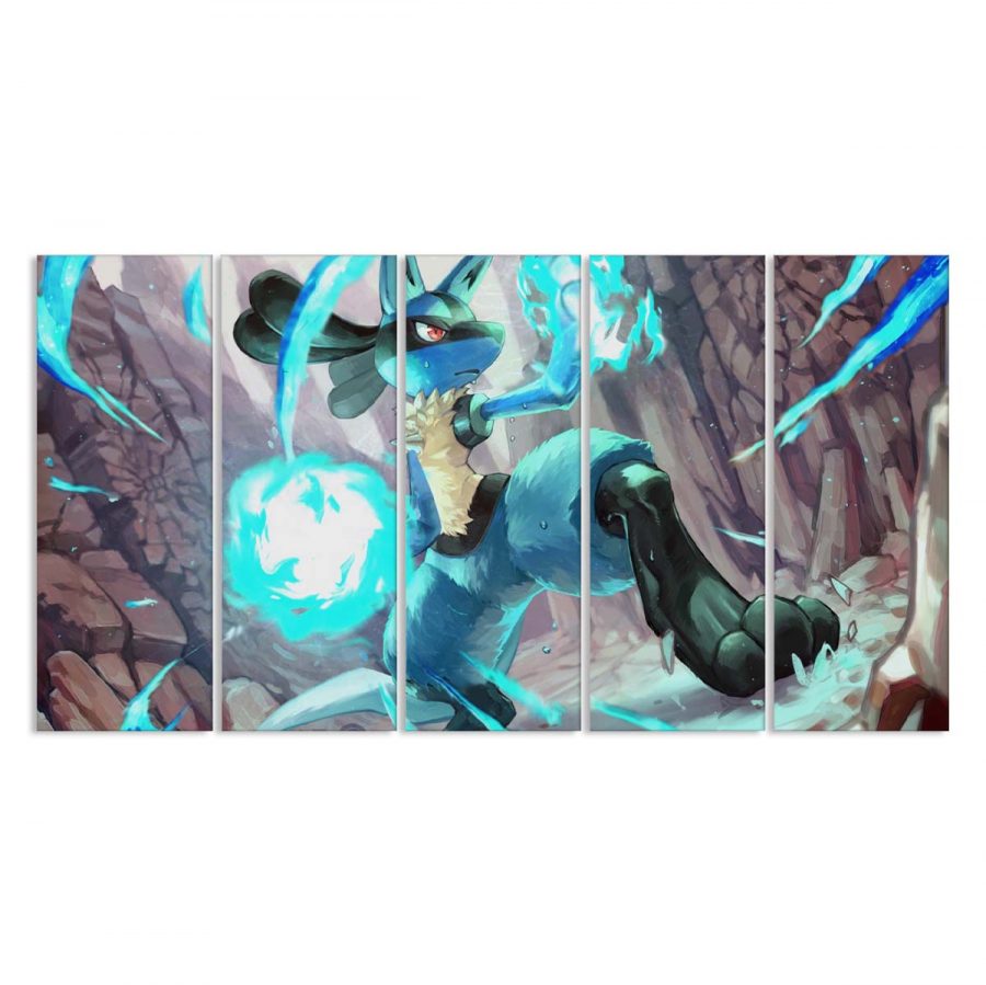 Lucario Pokemon Starke Leinwandbilder – Bild 2