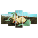 Folipurba Evoli Pokemon mit Pokeball Leinwandbilder