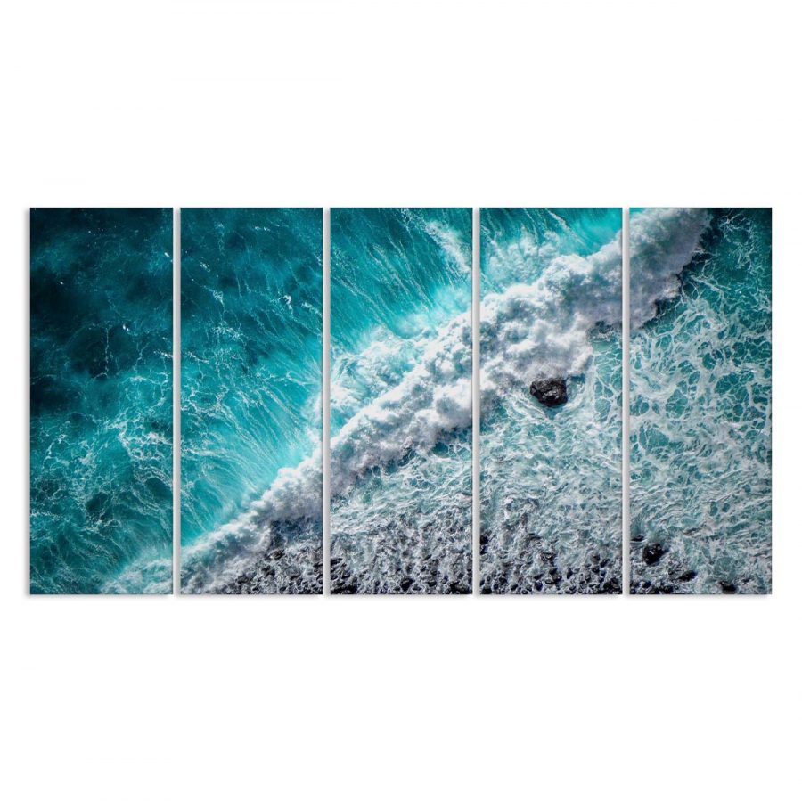 Meereswellen starkes Leinwandbilder – Bild 2