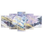 Alolan Vulpix Pokemon Sammelkarte Leinwandbilder