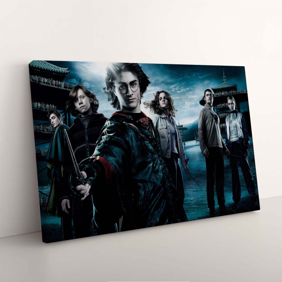 Harry Potter und seine Freunde Hermine Granger Ron Weasley 3 Leinwandbilder – Bild 3