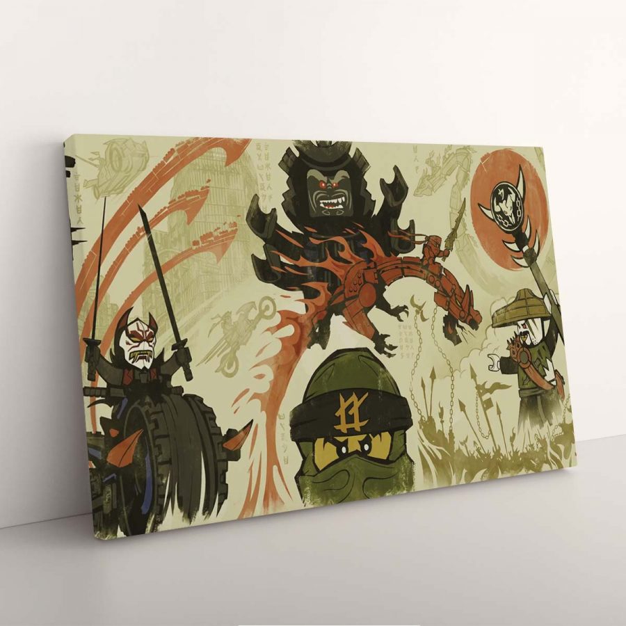 Ninjago Lloyd Samurai Leinwandbilder – Bild 3