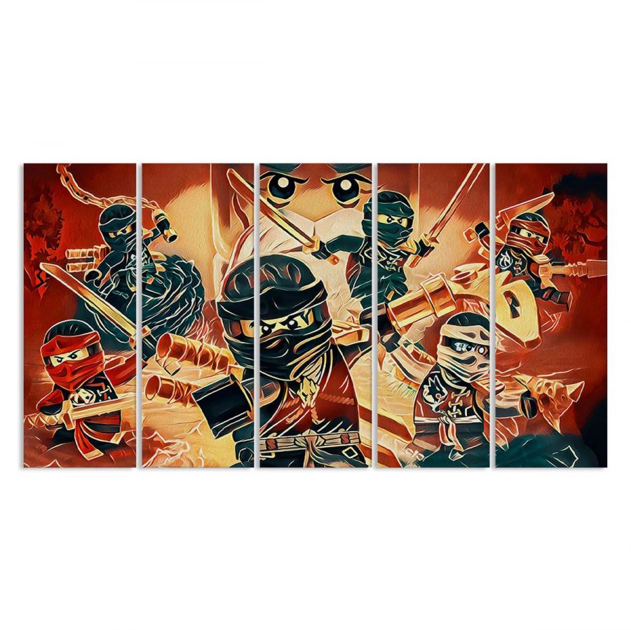 Ninjago Alle Charaktere 102 Leinwandbilder – Bild 2
