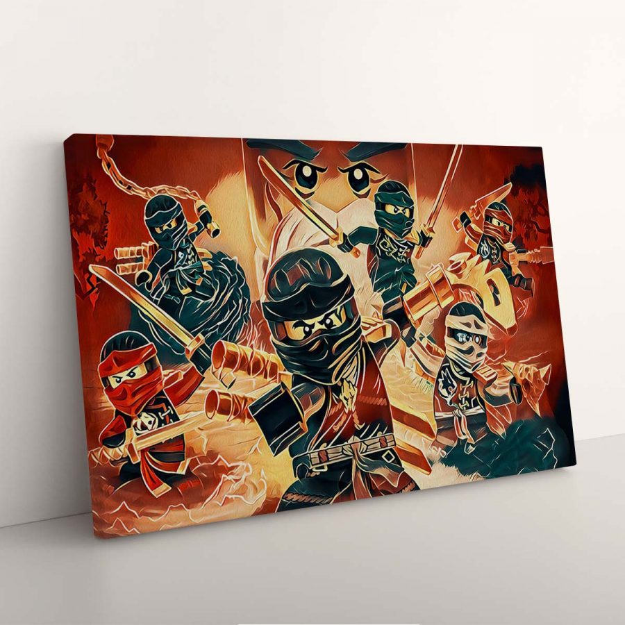 Ninjago Alle Charaktere 102 Leinwandbilder – Bild 3