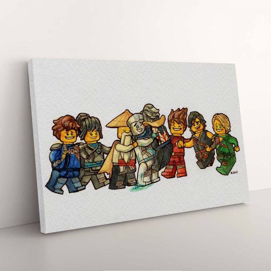 Ninjago Alle Charaktere 101 Leinwandbilder – Bild 3