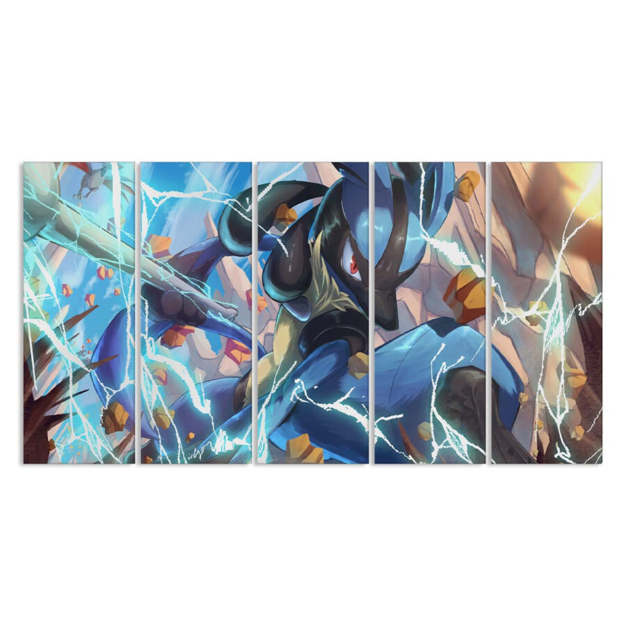 Lucario Pokemon 1 Leinwandbilder – Bild 2