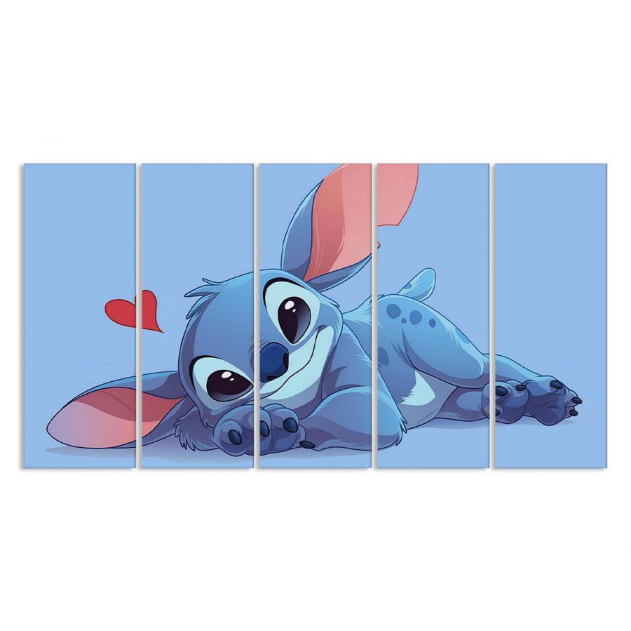 Niedliche Stitch Leinwandbilder – Bild 2