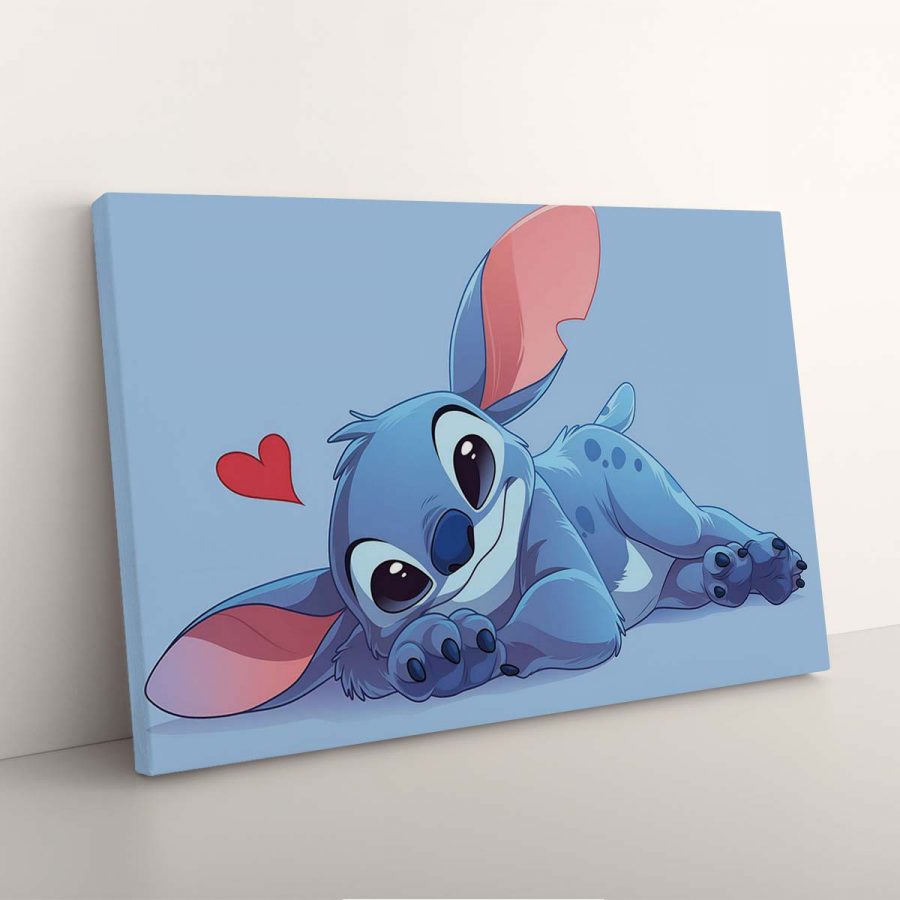 Niedliche Stitch Leinwandbilder – Bild 3