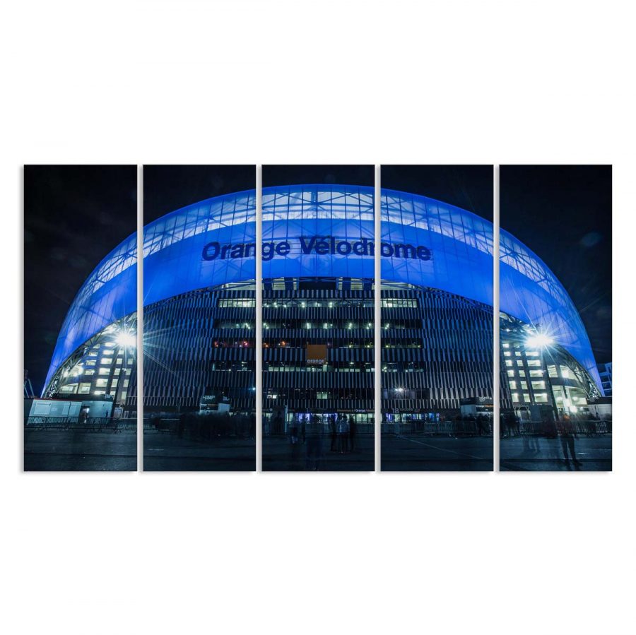 Stade Vélodrome Olympique de Marseille Stadion 3 Leinwandbilder – Bild 2