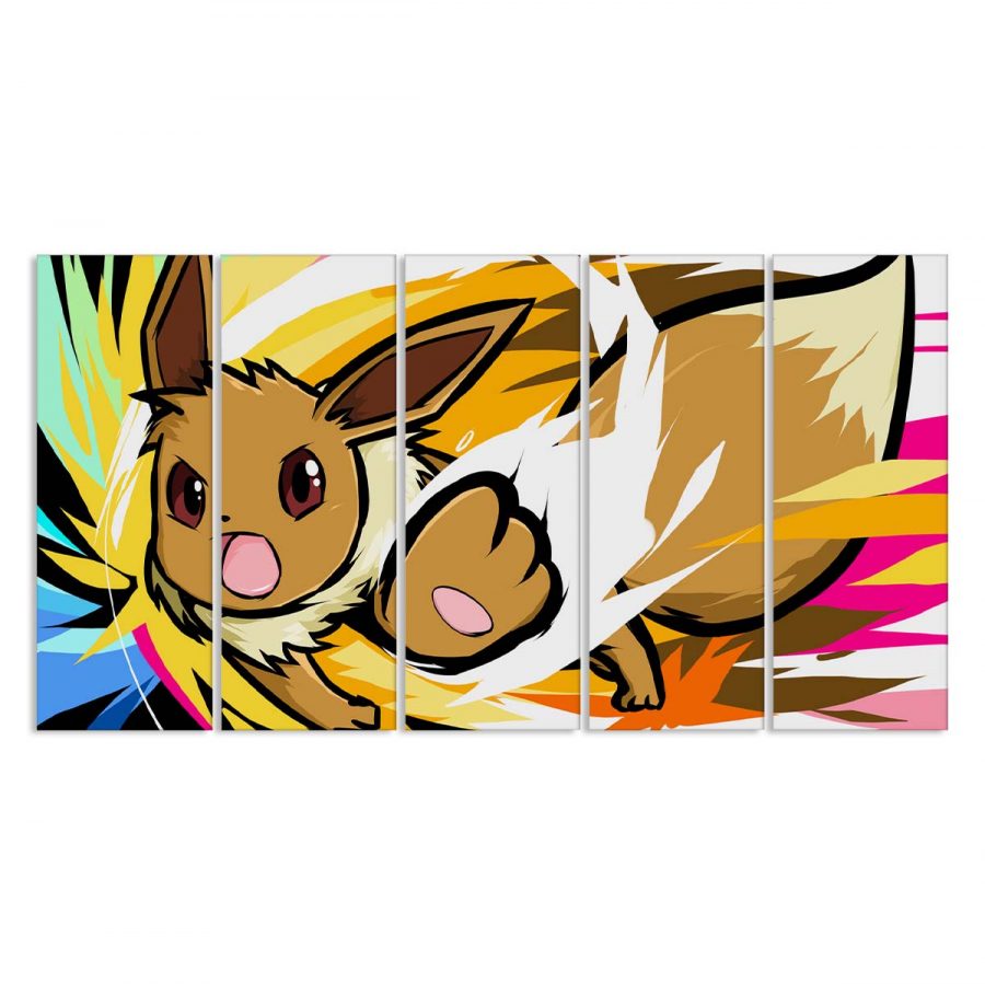Eevee Pokemon Eeveelutions Niedliche Leinwandbilder – Bild 2