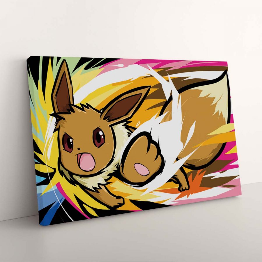 Eevee Pokemon Eeveelutions Niedliche Leinwandbilder – Bild 3