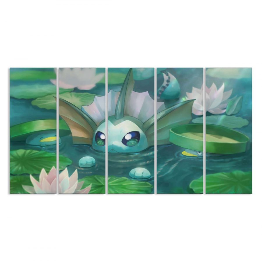 Vaporeon Eevee Evolutions Pokemon Leinwandbilder – Bild 2