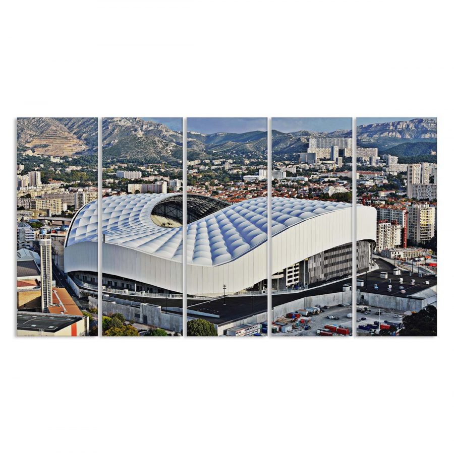 Stade Vélodrome Olympique de Marseille Stadion 2 Leinwandbilder – Bild 2
